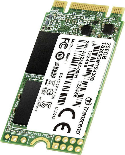 Transcend 430S SSD 256GB M.2 with SATA III Connection