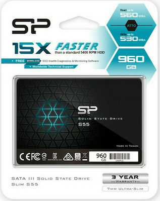 Silicon Power Slim S55 SSD 960GB 2.5'' SATA III