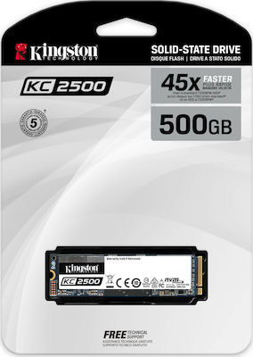 Kingston KC2500 SSD 500GB M.2 NVMe PCI Express 3.0 SKC2500M8/500G