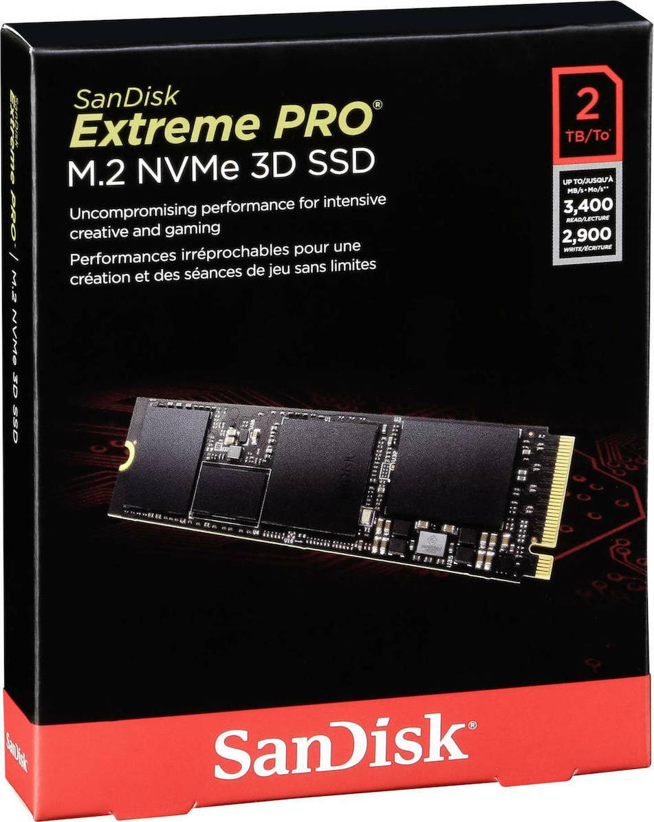 Sandisk Extreme Pro SSD 2TB M.2 NVMe SDSSDXPM2-2T00-G25 - Skroutz.gr