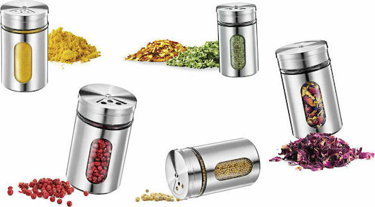 Kuchenprofi Inox Tabletop Spice Jar Silver