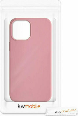 KWmobile Matte Liquid Back Cover Σιλικόνης Ροζ (iPhone 12 Pro Max)