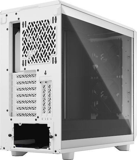 Fractal Design Meshify 2 Clear Tempered Glass Midi Tower Κουτί Υπολογιστή με Πλαϊνό Παράθυρο Λευκό