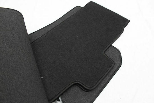 Petex Set of Front and Rear Mats 4pcs for Peugeot Partner Citroen Berlingo 2008+ Black