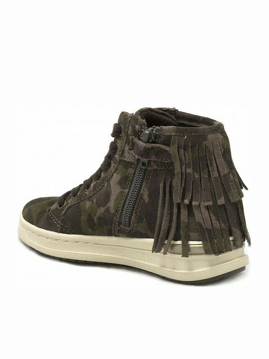 Παιδικά Sneakers High Ανατομικά Χακί