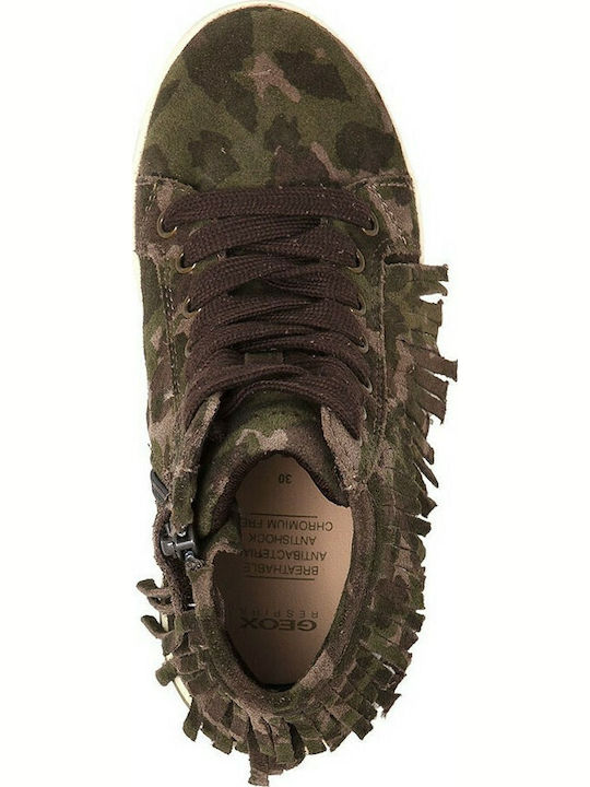 Παιδικά Sneakers High Ανατομικά Χακί