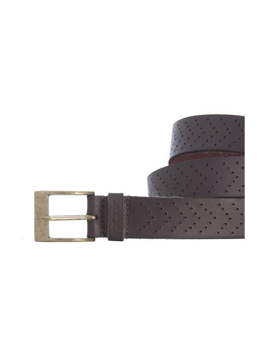 Pepe Jeans Canary Men's Leather Belt Black