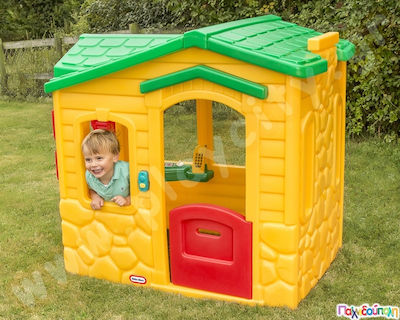 Little Tikes Kunststoff Kinder Spielhaus Garten Magic Orange 128x94x121cm