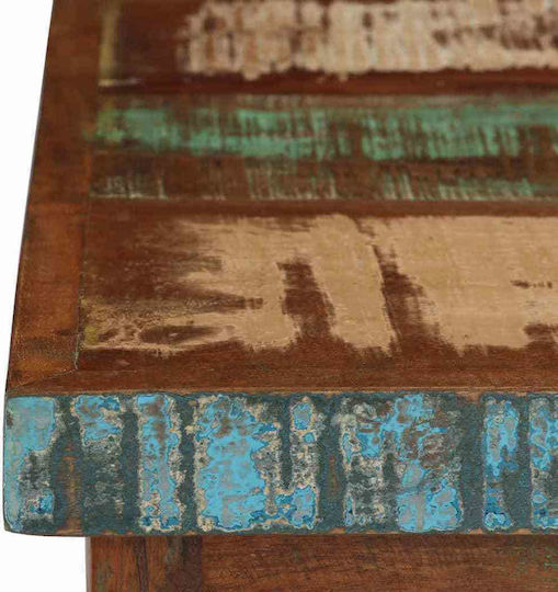 Γραφείο από Μασίφ Ξύλο Πολύχρωμο 140x50x77εκ.