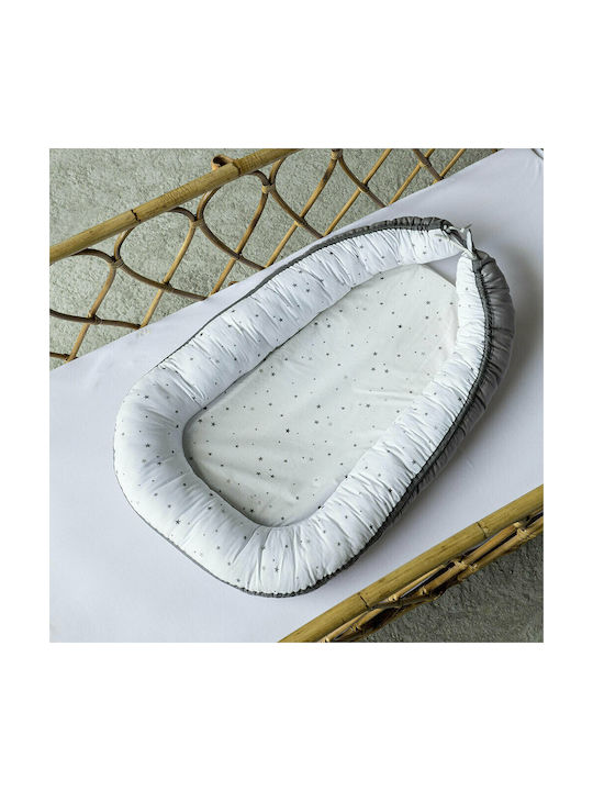 Nima Baby Nestkissen Gray 80x48cm Nima Baby Nestkissen Gray 80x48cm