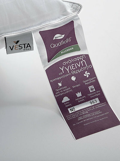 Vesta Home Βρεφικό Μαξιλάρι Ύπνου Quallofil Air Allerban Λευκό 30x40εκ. Vesta Home Βρεφικό Μαξιλάρι Ύπνου Quallofil Air Allerban Λευκό 30x40εκ.