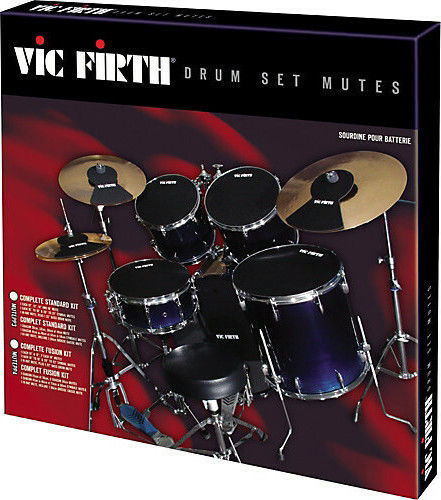 Vic Firth Drum Practice Damper 16" Drum & Cymbal Mute Prepack 12”, 13”, 14”, 16", 22", Hihat And Cymbals (2)