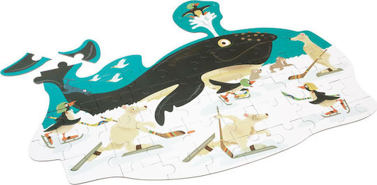 Детски Пъзел Contour Whale за 4+ години+ Години 60бр Scratch Europe