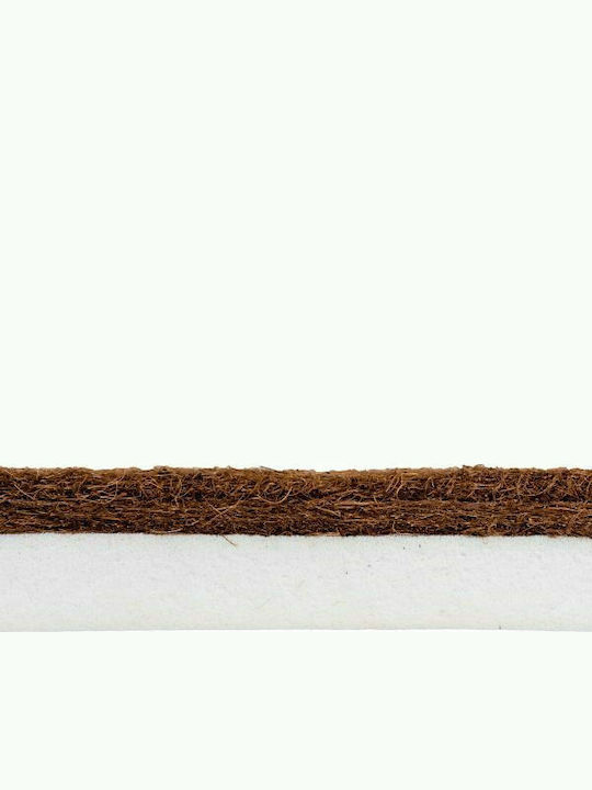 IngVart Convertible Baby Crib Smart Oval Oak for Mattress 60x125cm