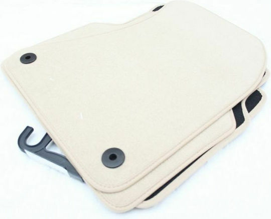 Petex Set of Front and Rear Mats 4pcs for Audi A8 2010 Beige