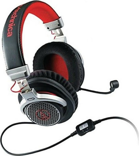 Audio Technica ATH-PDG1 Over Ear Gaming Headset with Connection 3.5mm Red