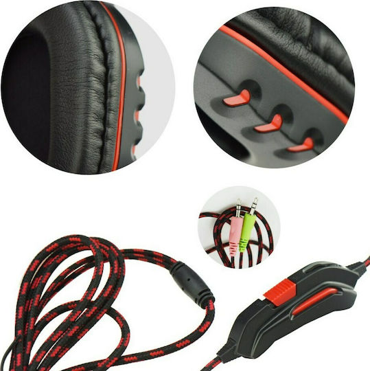 Art Nemezis Über Ohr Gaming-Headset mit Verbindung 3,5mm Schwarz