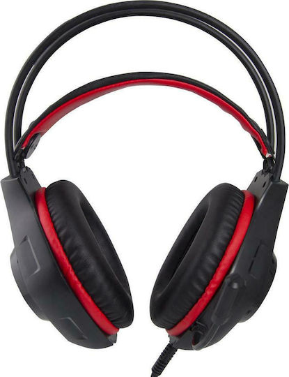 Esperanza Deathstrike Over Ear Gaming Headset with Connection 3.5mm Black/Red