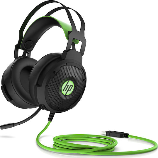 HP Pavilion 600 Peste ureche Gaming Headset cu conexiune USB Verde