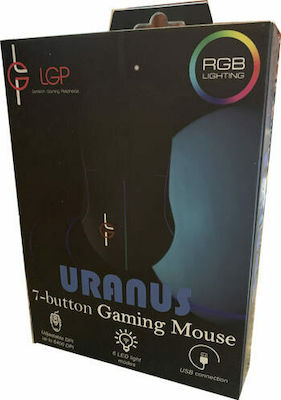 Lamtech LGP Uranus RGB Gaming Ποντίκι 6400 DPI Μαύρο