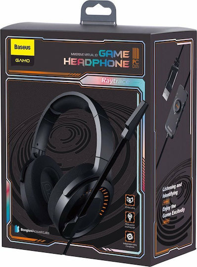 Baseus D05 Over Ear Gaming Headset με σύνδεση USB