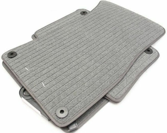 Petex Set of Front and Rear Mats 4pcs for Audi A8 2002-2010 Gray