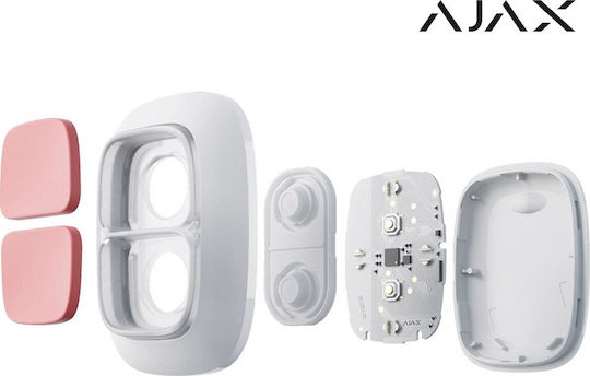 Ajax Systems Double Button Push Buttons Home Security Systems White