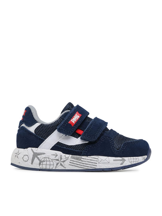 Primigi Kids Sneakers Anatomic with Scratch Navy Blue