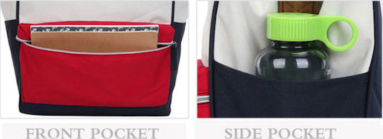 Suissewin Τσάντα-Αλλαξιέρα Πλάτης Mom Bag Navy Blue 27x38εκ.