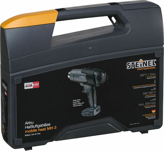 Steinel Mobile Heat MH3 Pistol termic 18V Solo cu control de temperatură până la 500°C