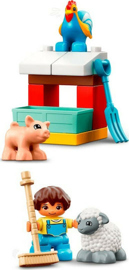 LEGO Duplo Barn Tractor & Farm Animal Care για 2+ Ετών