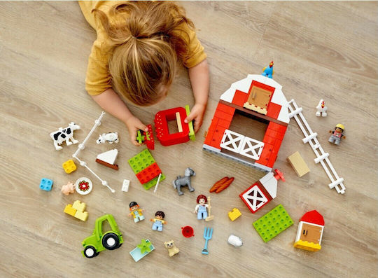 LEGO Duplo Barn Tractor & Farm Animal Care για 2+ Ετών