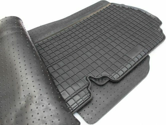 Frogum Set of Front and Rear Mats 4pcs for Peugeot Partner Citroen Berlingo 2008 Black