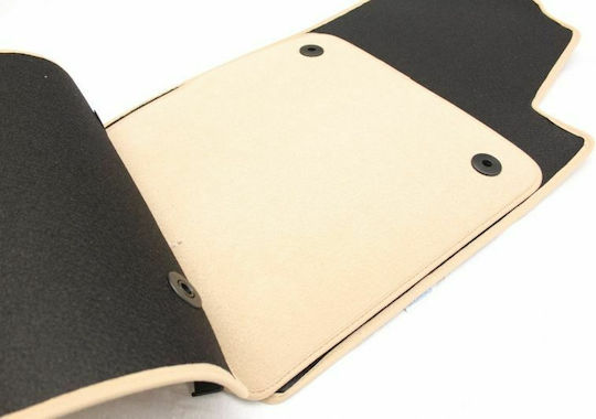 Petex Set of Front and Rear Mats 4pcs for Audi A2 2000-2005 Beige