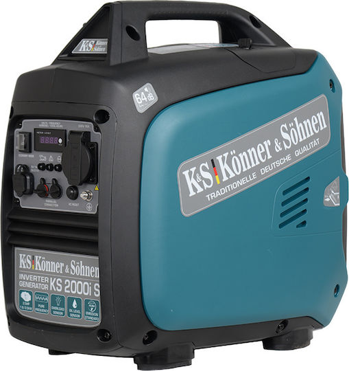 Könner & Söhnen Αθόρυβη Γεννήτρια Βαλιτσάκι Inverter Βενζίνης Τετράχρονη με Χειροκίνητη Μίζα και Μέγιστη Ισχύ 2kVA