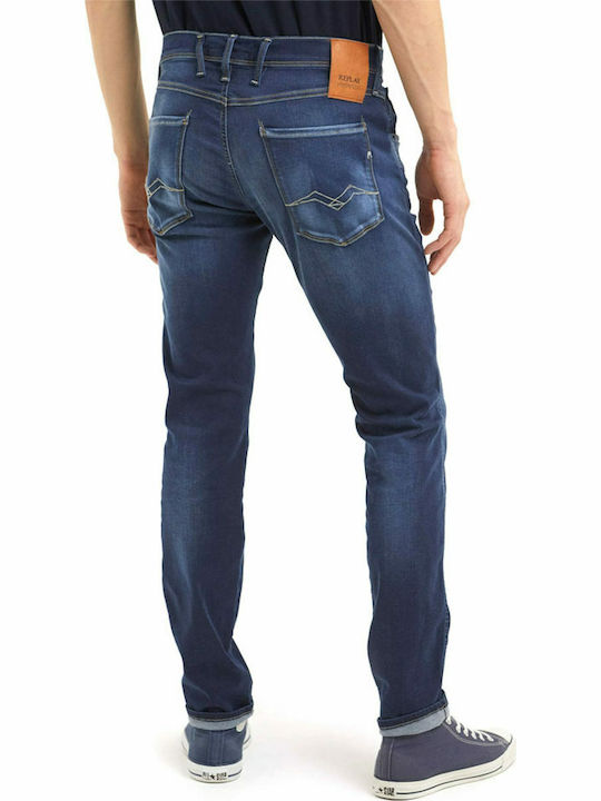 Replay Men's Jeans Pants in Slim Fit Navy Blue