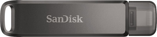 Sandisk iXpand Luxe 128GB USB 3.1 Стик с връзка Lightning & USB-C Черен