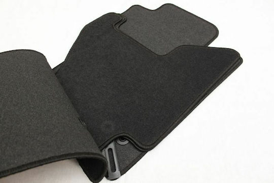Petex Set of Front and Rear Mats 4pcs for Nissan Pathfinder 2010+ Black