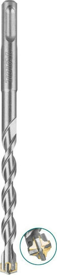 Total S4L Four-Cut Diamond Drill Carbide with SDS Plus Shank for Masonry και Metal 8x210mm