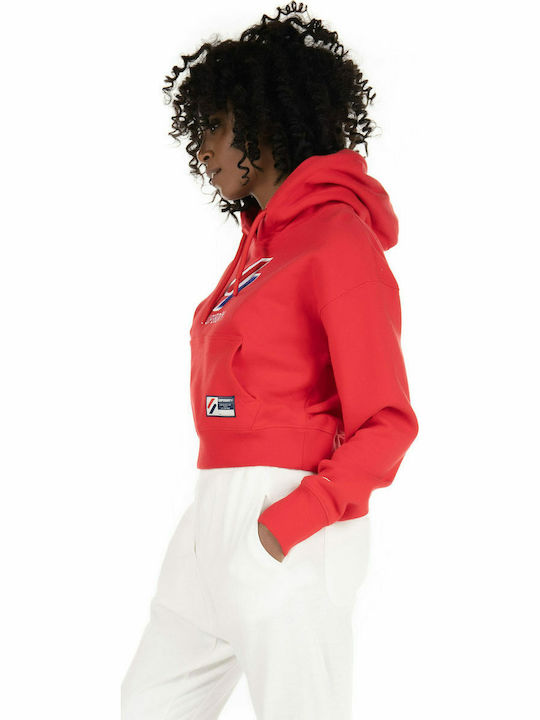 Superdry Sportstyle Classic Women's Hooded Sweatshirt Red