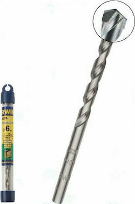 Irwin Diamond Drill with Impact Carbide with Cylindrical Shank for Masonry 6x150mm