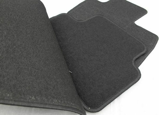 Petex Set of Front and Rear Mats 4pcs for Renault Kadjar 2015+ Black