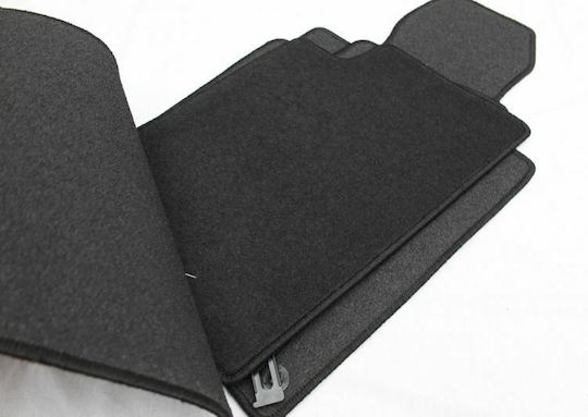 Petex Set of Front and Rear Mats 4pcs for Peugeot 508 2011+ Black