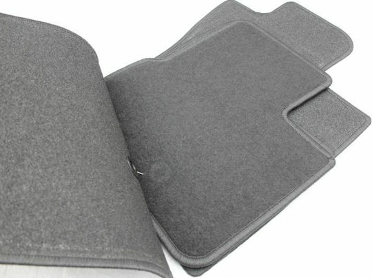 Petex Set of Front and Rear Mats 4pcs for Fiat Tipo 2016+ Black