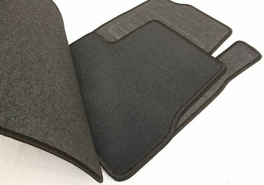 Petex Satz Vorder- und Hintermatten 4Stück aus Teppichboden für Citroen C3 2002-2010 Schwarz