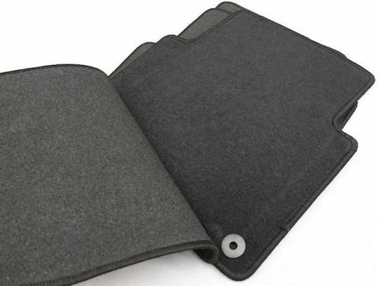 Petex Set of Front and Rear Mats 4pcs for Audi A8 2002-2010 Black