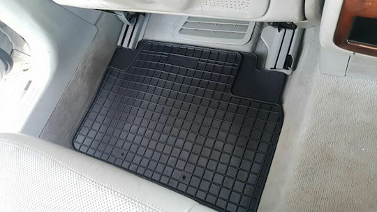 Frogum Set of Front and Rear Mats 4pcs for Mercedes-Benz S 1998-2005 Black
