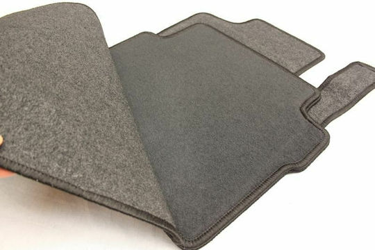 Petex Set of Front and Rear Mats 4pcs for Smart ForFour 2004-2006 Black