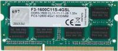 G.Skill 4GB DDR3 RAM με Ταχύτητα 1600 για Laptop