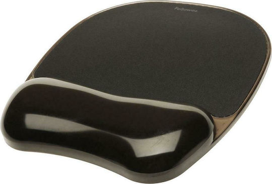 Fellowes Gel Mouse Pad (202mm) with Wrist Support Black 9112101